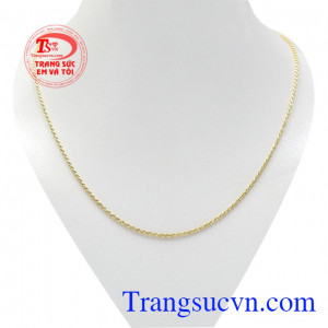Dây chuyền vàng 18k