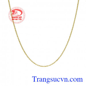 Dây chuyền vàng 18k