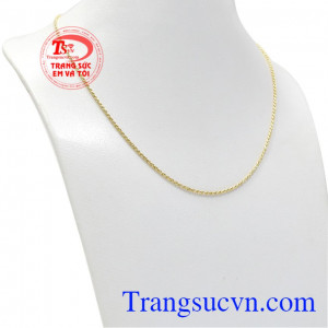 Dây chuyền vàng 18k bán toàn quốc