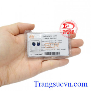 Không những vậy sapphire còn là biểu tượng của niềm vui, tình yêu và lòng chung thủy.