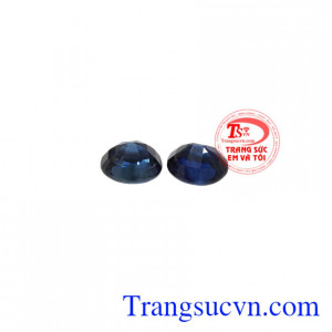 Đôi Saphir ép vỉ thiên nhiên mang đến thịnh vượng dành cho bạn.