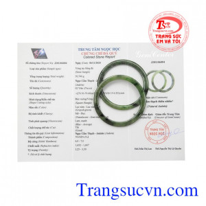 Đôi vòng,ngọc cẩm thạch,sơn thủy (Jadeit) chất lượng.