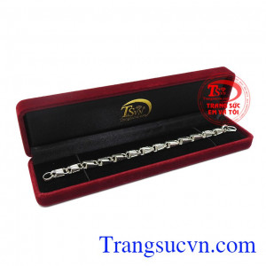 Lắc bạc nam mạnh mẽ nhận đặt chế tác theo yêu cầu, giao hàng toàn quốc.