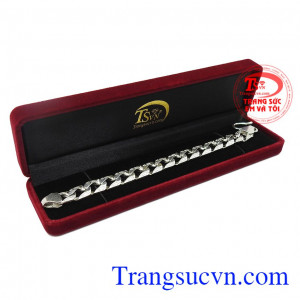 Sản phẩm nhận đặt chế tác theo yêu cầu, giao hàng toàn quốc. Lắc bạc nam nổi bật