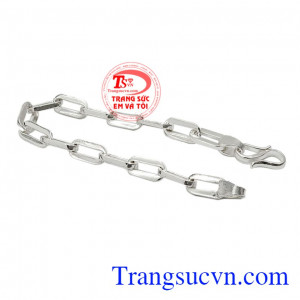 Với chiếc lắc tay nam này, các bạn nam dễ dàng kết hợp cùng các trang phục và phụ kiện. Lắc bạc nam thời trang