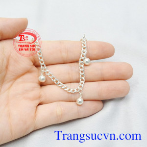 Lắc bạc thời trang cho bé chất lượng