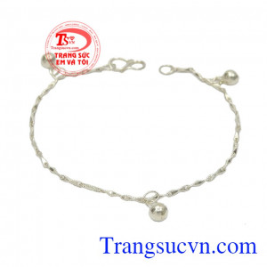 Lắc nữ bạc cá tính