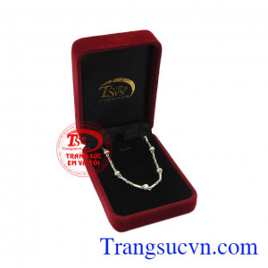 Lắc nữ bạc đáng yêu