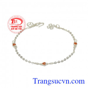 Lắc nữ bạc dễ thương