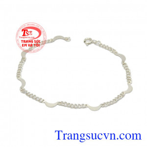 Lắc nữ bạc trang nhã