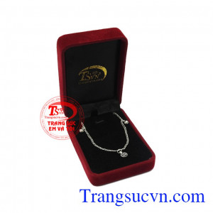 Lắc nữ bạc vui vẻ