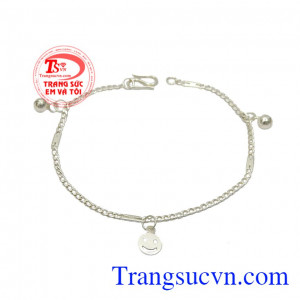 Lắc nữ bạc vui vẻ