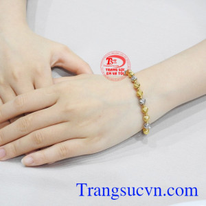 Lắc tay vàng tây bền đẹp, chất lượng, giao hàng toàn quốc, thanh toán an toàn.