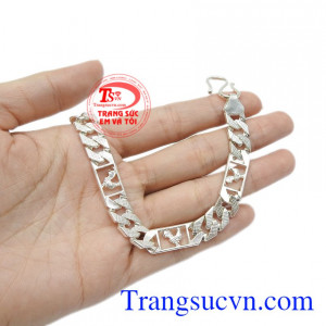 Lắc tay nam bạc tuổi Dậu chất lượng