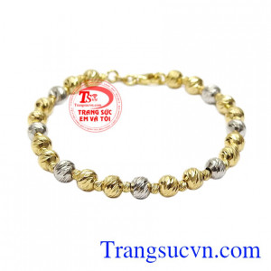 Lắc tay nữ hàng hiệu cao cấp vàng 18k được nhập khẩu nguyên chiếc từ Italy.