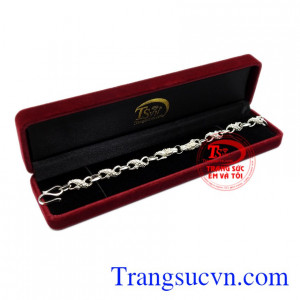 Lắc tay rồng nam tính thanh toán an toàn.