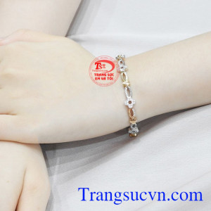 Lắc tay vàng tây cá tính