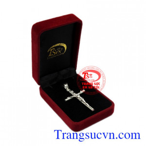 Mặt bạc hình thập giá chất lượng
