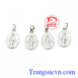 Mặt bạc nhỏ đức mẹ ban ơn