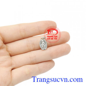 Mặt bạc nhỏ đức mẹ ban ơn bảo hành uy tín, thanh toán an toàn.