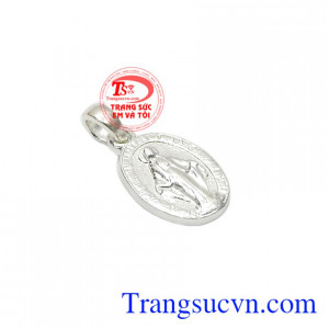 Mặt bạc đức mẹ phù hợp cho những khách hàng theo đạo công giáo, có đức tin với đức mẹ ban ơn.