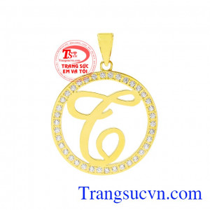 Mặt dây chữ T đẹp