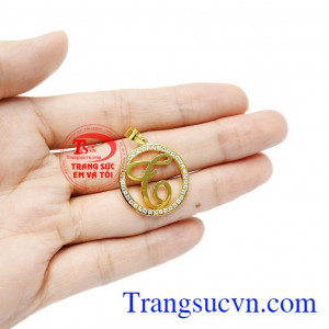 Mặt dây chữ T đẹp