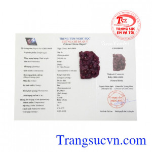 Có giấy kiểm định.