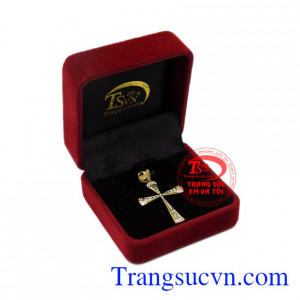 Mặt thánh giá vàng màu