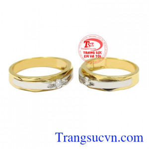 Nhẫn cưới là minh chứng cho tình yêu đôi lứa đã đủ sâu đậm và hạnh phúc. 