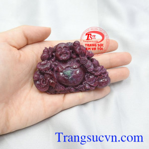 Phật Di Lặc ruby hưng thịnh thiên nhiên chất lượng