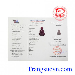 Có giấy kiểm định.