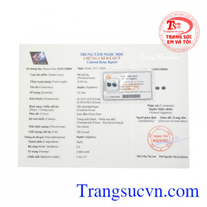 Có giấy kiểm định.