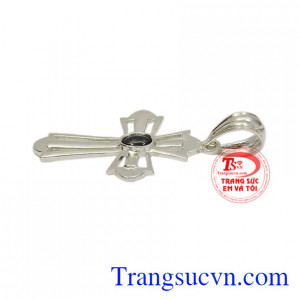 Thánh giá bạc cầu nguyện thanh toán an toàn.