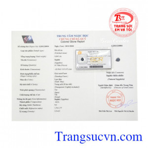 Có giấy kiểm định.