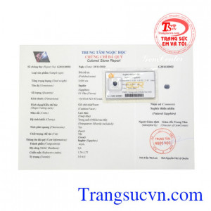 Có giấy kiểm định.