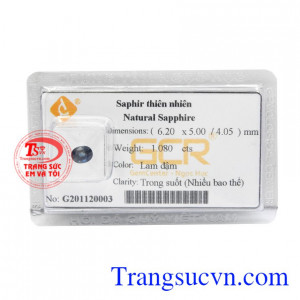 Viên Saphir thịnh vượng thích hợp làm mặt nhẫn, mặt dây chuyền mang đến vẻ sang trọng, thanh lịch cho người đeo.