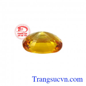 Viên saphir vàng bình an chất lượng
