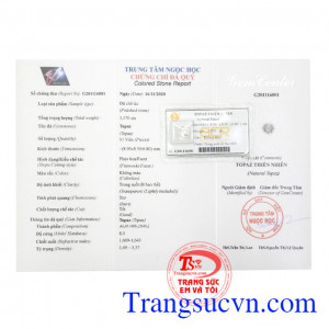 Với một viên đá mang nhiều tác dụng với người dùng sẽ rất phù hợp để làm quà tặng cho người thân và bạn bè. Viên topaz trắng tinh tế