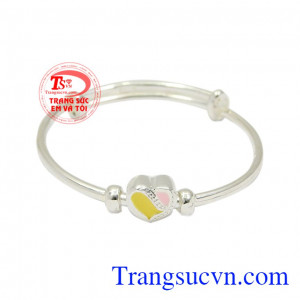 Vòng bạc đáng yêu cho bé
