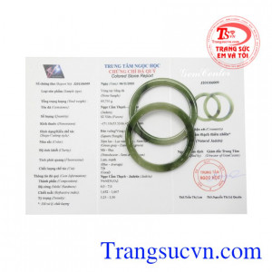 Vòng đôi - ngọc cẩm thạch thiên nhiên giao hàng toàn quốc