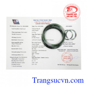 Vòng đôi ngọc jadeite an nhiên