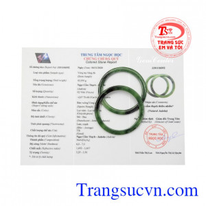 Vòng ngọc đôi cẩm thạch bền đẹp, chất lượng.