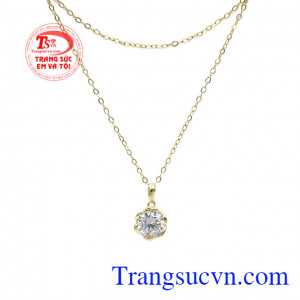 Bộ trang sức nữ vàng đáng yêu nhận đặt chế tác theo yêu cầu, giao hàng toàn quốc.