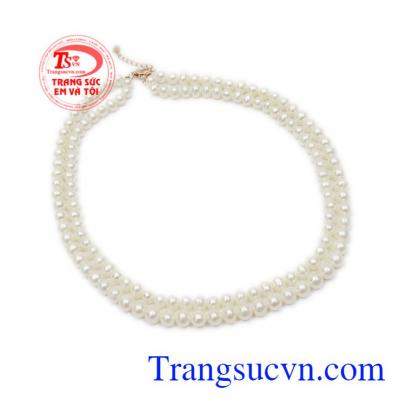 Chuỗi ngọc trai hợp thời trang, phù hợp cho những người sinh tháng 6.