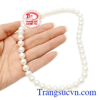 Chuỗi cổ ngọc trai thanh lịch đẹp