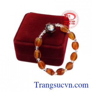 Chuỗi mân côi mã não độc đáo. 