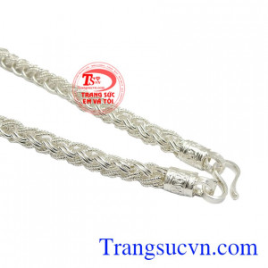 Dây chuyền bạc phái mạnh chất lượng.
