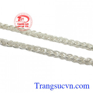 Dây chuyền bạc phái mạnh thanh toán an toàn, đảm bảo chất lượng.