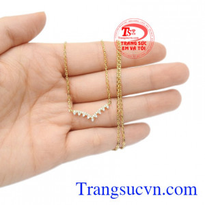 Dây chuyền cô nàng thanh lịch thanh toán an toàn.